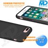 iPhone 7/8 Plus  - Telefoonhoesje - Achterkantje - Siliconen - Zwart