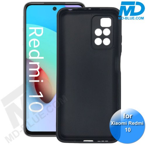 Xiaomi Redmi 10 - Telefoonhoesje - Achterkantje - Siliconen - Zwart Xiaomi Redmi 10 - Telefoonhoesje - Achterkantje - Siliconen - Zwart