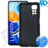 Xiaomi Redmi Note 11 - Telefoonhoesje - Achterkantje - Siliconen - Zwart Xiaomi Redmi Note 11 - Telefoonhoesje - Achterkantje - Siliconen - Zwart