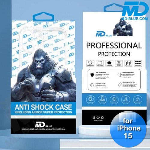 iPhone 15 - Premium Antishock Case - Transparant