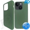 iPhone 14  Telefoon Hoesje - Siliconen - Achterkantje - Leger Groen
