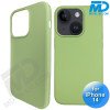 iPhone 14  Telefoon Hoesje - Siliconen - Achterkantje - Groen