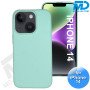 iPhone 14  Telefoon Hoesje - Siliconen - Achterkantje - Mint Groen