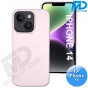 iPhone 14  Telefoon Hoesje - Siliconen - Achterkantje - Roze