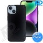 iPhone 14  Telefoon Hoesje - Siliconen - Achterkantje - Zwart