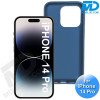 iPhone 14 Pro - Telefoon Hoesje - Siliconen - Achterkantje -Donker Blauw