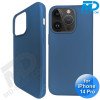 iPhone 14 Pro - Telefoon Hoesje - Siliconen - Achterkantje -Donker Blauw