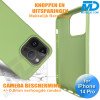 iPhone 14 Pro Telefoonhoesje - Siliconen - Achterkantje - Groen
