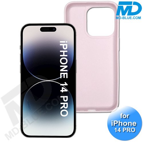 iPhone 14 Pro- Telefoonhoesje - Siliconen - Achterkantje - Roze iPhone 14 Pro- Telefoonhoesje - Siliconen - Achterkantje - Roze