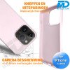 iPhone 14 Pro- Telefoonhoesje - Siliconen - Achterkantje - Roze
