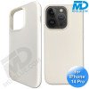 iPhone 14 Pro - Telefoon Hoesje - Siliconen - Achterkantje - Wit