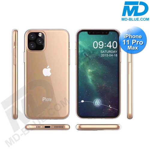 iPhone 11 Pro Max - Telefoonhoesje - Achterkantje - Siliconen - Transparant iPhone 11 Pro Max - Telefoonhoesje - Achterkantje - Siliconen - Transparant