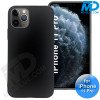 iPhone 11 Pro - Telefoonhoesje - Achterkantje - Siliconen - Zwart