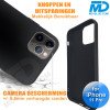 iPhone 11 Pro - Telefoonhoesje - Achterkantje - Siliconen - Zwart