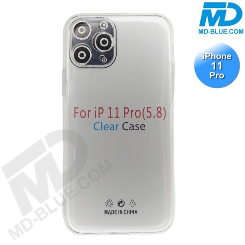 iPhone 11 Pro - Telefoonhoesje - Achterkantje - Siliconen - Tranparant iPhone 11 Pro - Telefoonhoesje - Achterkantje - Siliconen - Tranparant