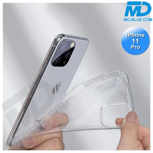 iPhone 11 Pro - Telefoonhoesje - Achterkantje - Siliconen - Tranparant iPhone 11 Pro - Telefoonhoesje - Achterkantje - Siliconen - Tranparant