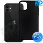 iPhone 11 - Telefoonhoesje - Achterkantje - Siliconen - Zwart