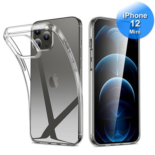 iPhone 12 Mini  - Telefoonhoesje - Achterkantje - Siliconen - Transparant