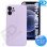 iPhone 12 Mini - Telefoon Hoesje - Siliconen - Achterkantje - Lila Paars