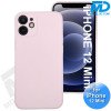 iPhone 12 Mini - Telefoon Hoesje - Siliconen - Achterkantje - Roze iPhone 12 Mini - Telefoon Hoesje - Siliconen - Achterkantje - Roze