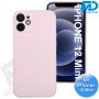 iPhone 12 Mini - Telefoon Hoesje - Siliconen - Achterkantje - Roze