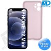 iPhone 12 Mini - Telefoon Hoesje - Siliconen - Achterkantje - Roze iPhone 12 Mini - Telefoon Hoesje - Siliconen - Achterkantje - Roze