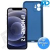 iPhone 12 - Telefoon Hoesje - Siliconen - Achterkantje - Donker Blauw iPhone 12 - Telefoon Hoesje - Siliconen - Achterkantje - Donker Blauw