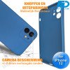 iPhone 12 - Telefoon Hoesje - Siliconen - Achterkantje - Donker Blauw iPhone 12 - Telefoon Hoesje - Siliconen - Achterkantje - Donker Blauw