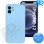iPhone 12 - Telefoon Hoesje - Siliconen - Achterkantje - Licht Blauw