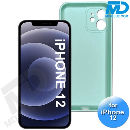 iPhone 12 - Telefoon Hoesje - Siliconen - Achterkantje - Mint Groen iPhone 12 - Telefoon Hoesje - Siliconen - Achterkantje - Mint Groen