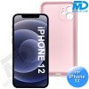 iPhone 12 - Telefoon Hoesje - Siliconen - Achterkantje - Roze iPhone 12 - Telefoon Hoesje - Siliconen - Achterkantje - Roze