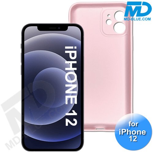 iPhone 12 - Telefoon Hoesje - Siliconen - Achterkantje - Roze iPhone 12 - Telefoon Hoesje - Siliconen - Achterkantje - Roze