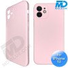 iPhone 12 - Telefoon Hoesje - Siliconen - Achterkantje - Roze iPhone 12 - Telefoon Hoesje - Siliconen - Achterkantje - Roze