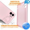 iPhone 12 - Telefoon Hoesje - Siliconen - Achterkantje - Roze iPhone 12 - Telefoon Hoesje - Siliconen - Achterkantje - Roze