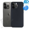 iPhone 13 Pro - Telefoonhoesje - Achterkantje - Siliconen - Zwart