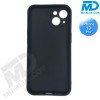 iPhone 13 Pro - Telefoonhoesje - Achterkantje - Siliconen - Zwart
