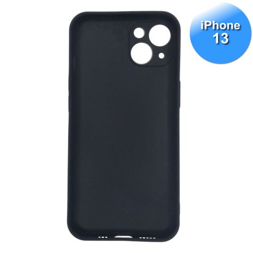 iPhone 13 Telefoon Hoesje Siliconen Zwart iPhone 13 Telefoon Hoesje Siliconen Zwart