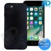 iPhone 7/8/Se - Telefoonhoesje - Achterkantje - Siliconen - Zwart
