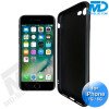 iPhone 7/8/Se - Telefoonhoesje - Achterkantje - Siliconen - Zwart