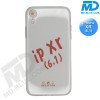 iPhone Xr  - Telefoonhoesje - Achterkantje - Siliconen - Transparant