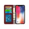 Samsung S20 Plus telefoonhoesje - Echt Leer - Book Case - Hoesje met Kaarthouder - Rood