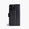 Samsung S22 Plus telefoonhoesje - Echt Leer - Book Case - Hoesje met Kaarthouder - Zwart