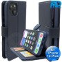 iPhone 14 Plus - Telefoonhoesje - Book Case - Donker Blauw