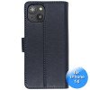 iPhone 14 - Telefoonhoesje - Book Case - Donker Blauw