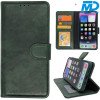Samsung A14 4 / 5G - Telefoonhoesje - Book Case - Donker Groen