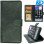 Samsung A52/ A52s - Telefoonhoesje - Book Case - Donker Groen