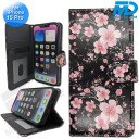 iPhone 15 Pro - Telefoonhoesje - Book Case - Bloemen
