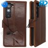Samsung S22 Plus Telefoonhoesjes - Book Case - 2 in 1 - Bruin