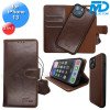 iPhone 13 Telefoonhoesjes - Book Case - 2 in 1 - Bruin
