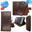 iPhone 7 / 8 en SE Telefoonhoesjes - Book Case - 2 in 1 - Bruin